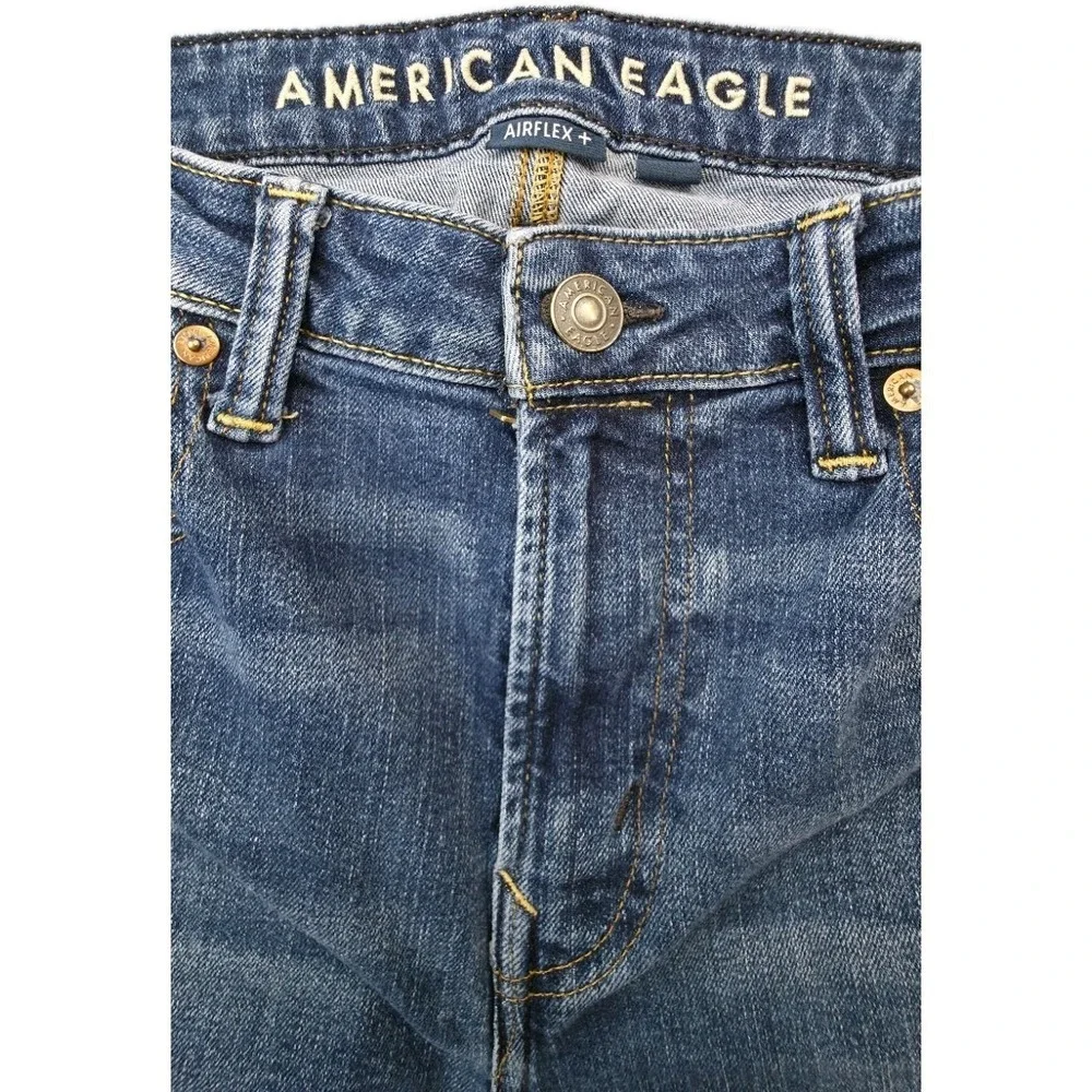 American Eagle AirFlex Original Bootcut Jeans Mens 32x34 Blue Denim